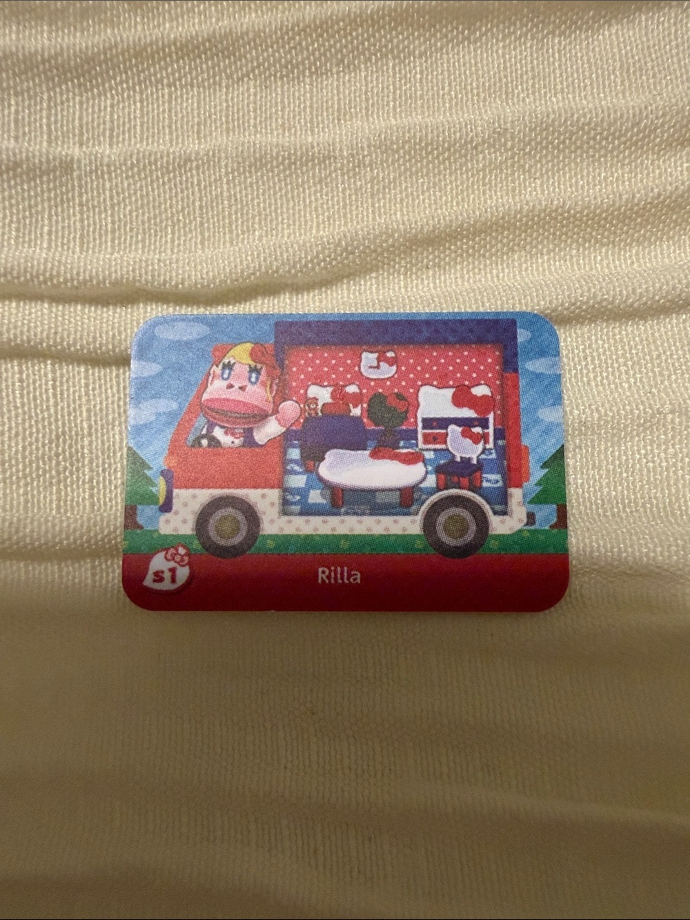 Rilla Sanrio Animal Crossing Amiibo Card Unofficial Mini NFC Villager